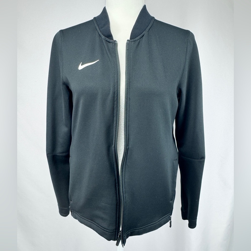 Nike Black Full Zip Training Jacket Women’s Small | Side Zippers | Athletic